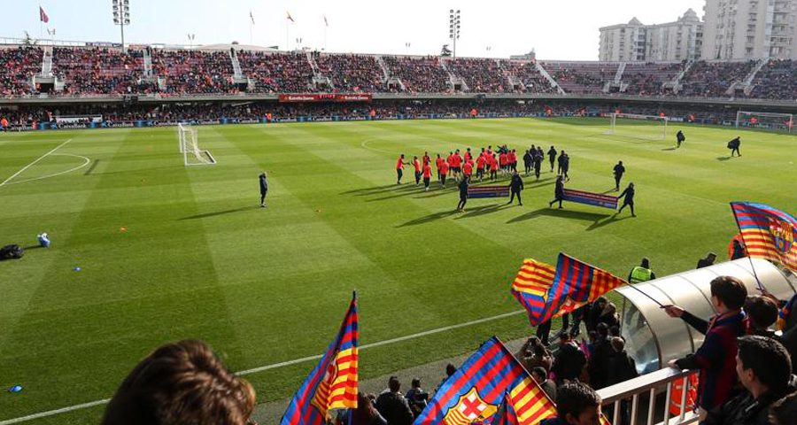 Entrenament de portes obertes del FC Barcelona